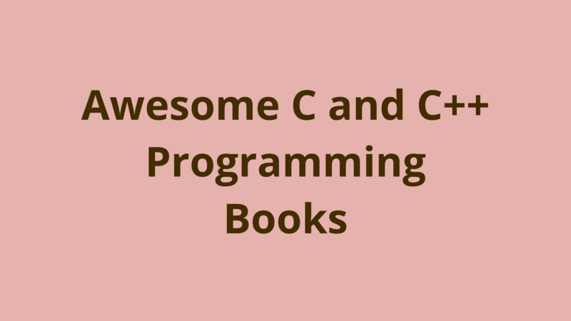 Image of List of awesome C and C++ programming books