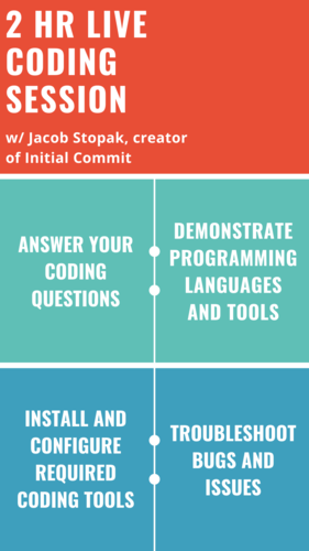 Image of the Two Hour Live Coding Session